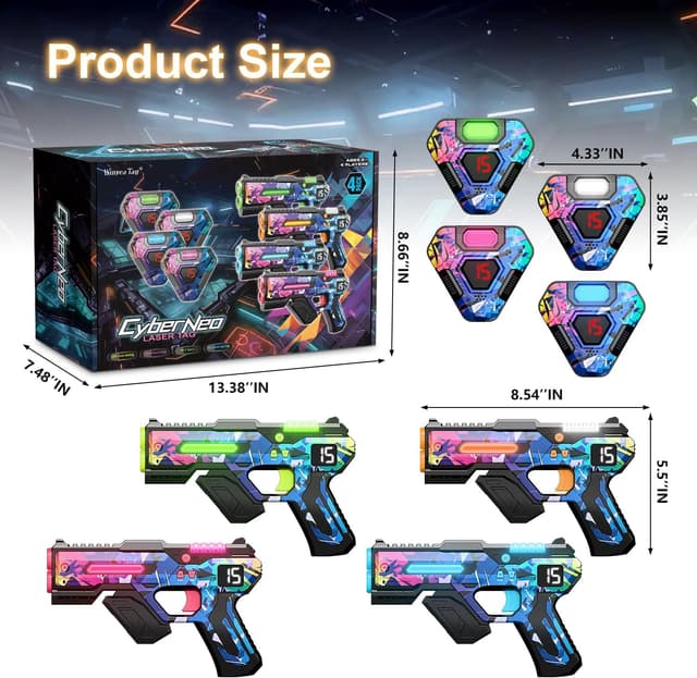 Thumbnail 6 de Laser Tag Set 150 ft