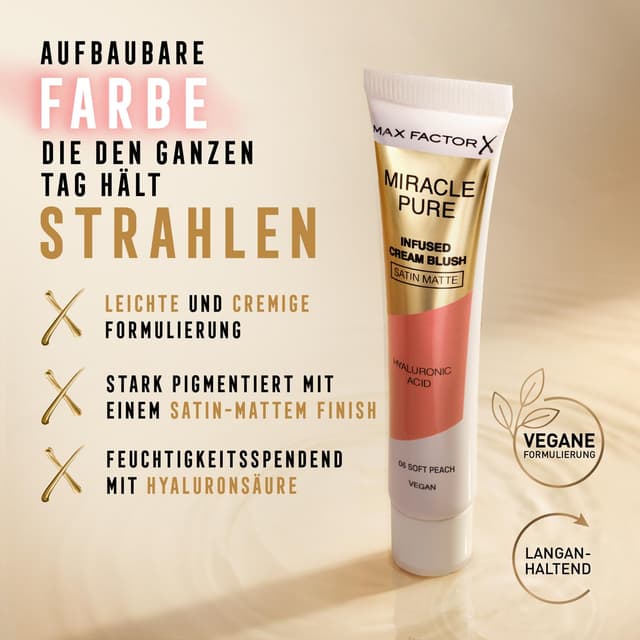 Detalle de Max Factor Miracle Pure Cream Blush Fb. 03