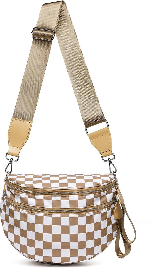 Thumbnail 3 de DIOMO Bum Bags Checkered RFID Crossbody Bag