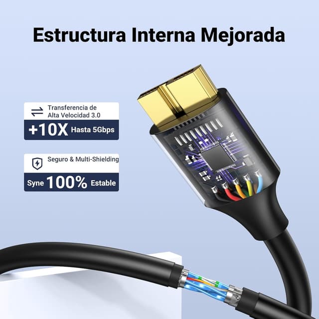 Thumbnail 7 de UGREEN Cable USB 3.0 a Micro B 5Gbps 🚀