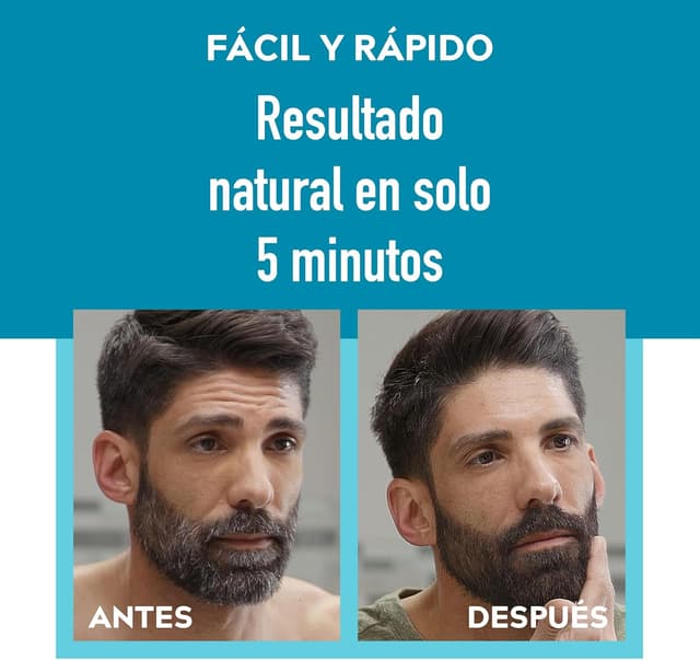 Detalle 2 de Just for Men M-45 Tinte gel para barba 5 min