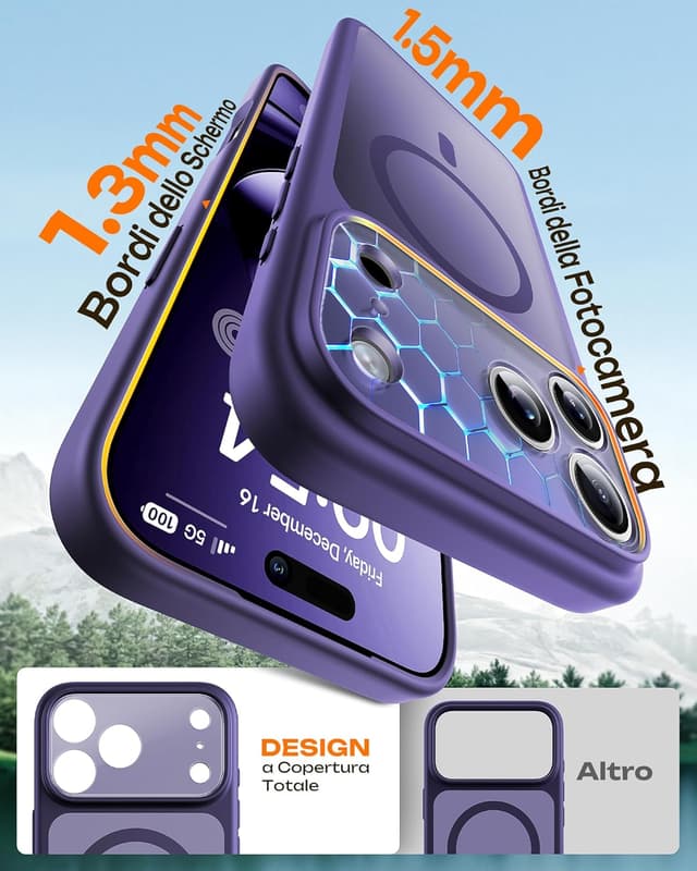 Thumbnail 6 de TOCOL Cover Magnetica iPhone 17 Pro Max 6,9" Viola