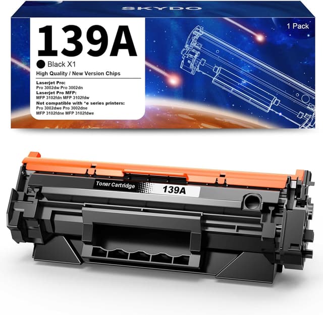 Detalle de Toner compatibile HP 139A con chip (W1390A nero) per HP LaserJet Pro 3002 e 3102
