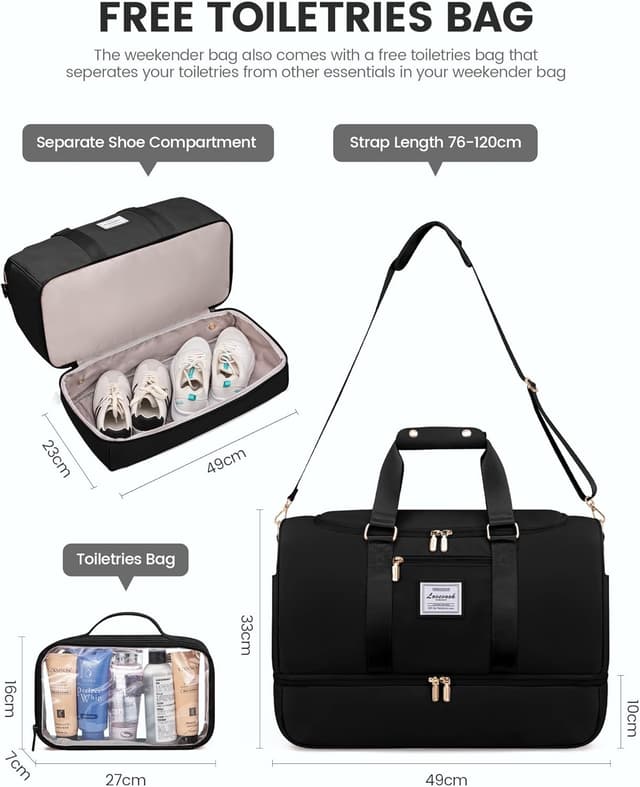 Detalle 2 de LOVEVOOK Sporttasche 35–40L