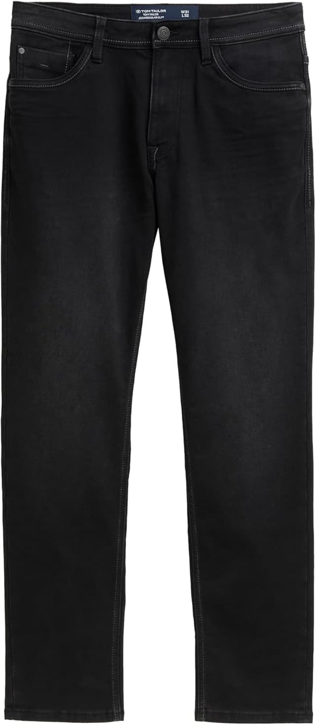 Detalle de TOM TAILOR Jeans Uomo Josh Regular Slim, classici cinque tasche