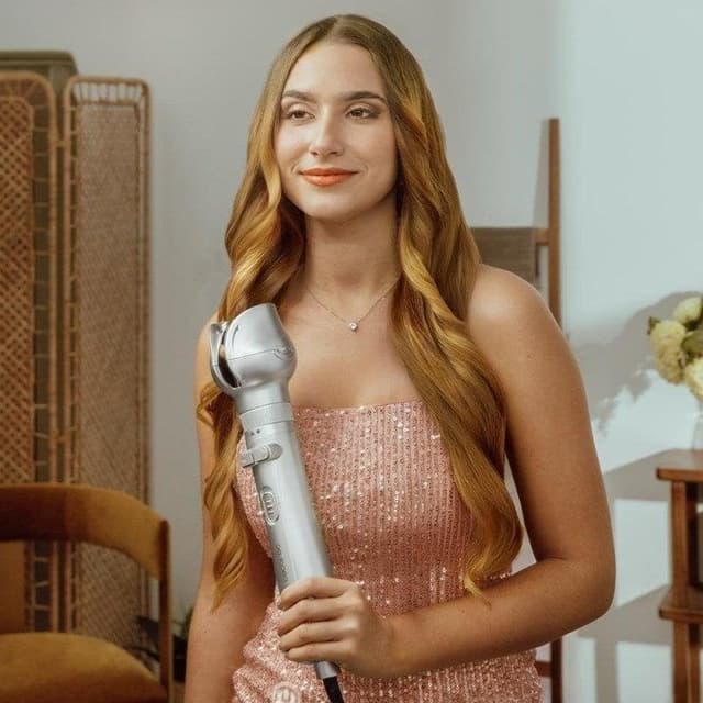 Detalle 2 de Cecotec CeramicCare 6in1 Gyro cepillo de aire rotativo 1100W con 6 cabezales cerámico