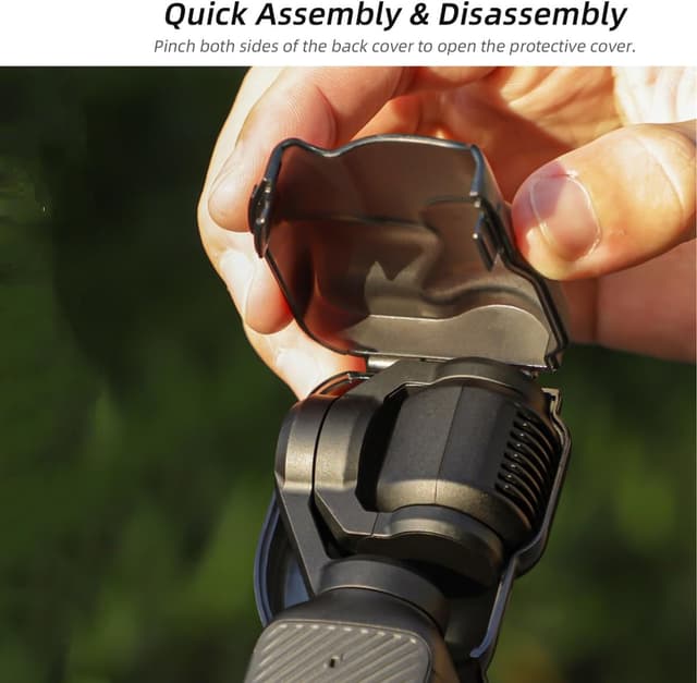 Detalle 2 de Taoke lens hood cover for DJI Osmo Pocket 3 – gimbal camera protector sunshade cover