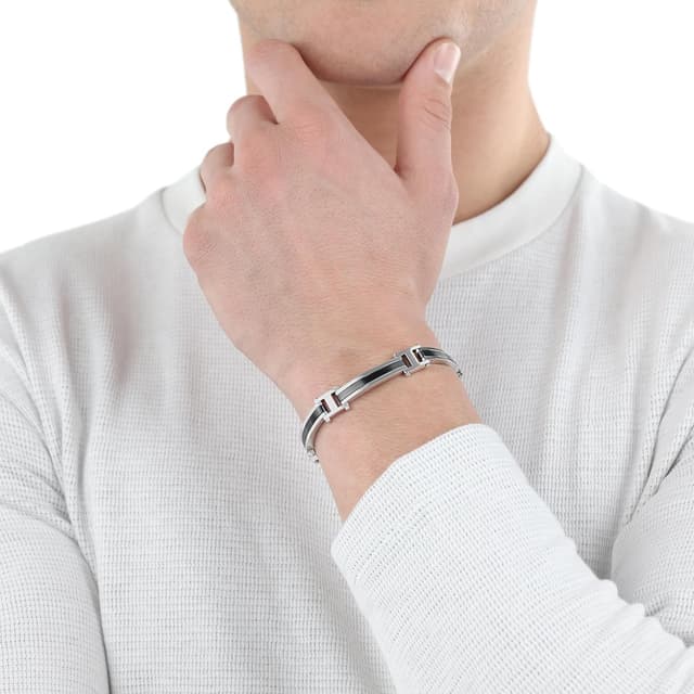 Thumbnail 1 de s.Oliver Bracelet acier inoxydable pour hommes 18,5 cm