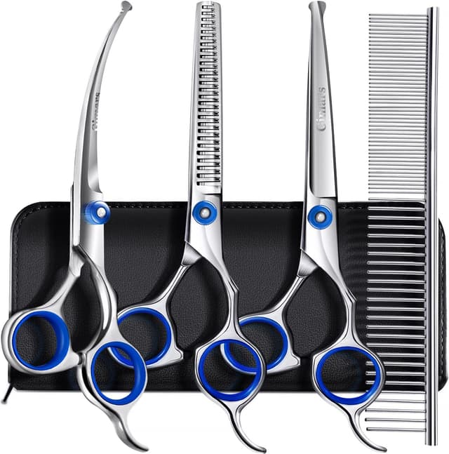 Detalle de Gimars pet grooming scissors set