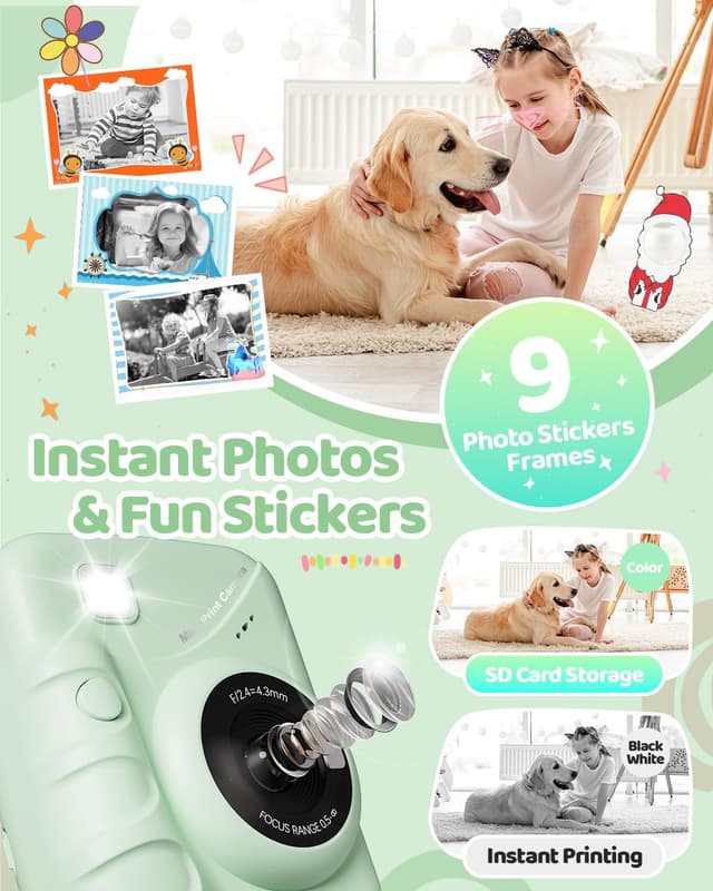 Thumbnail 2 de TIATUA Kinderkamera Sofortbildkamera 48MP