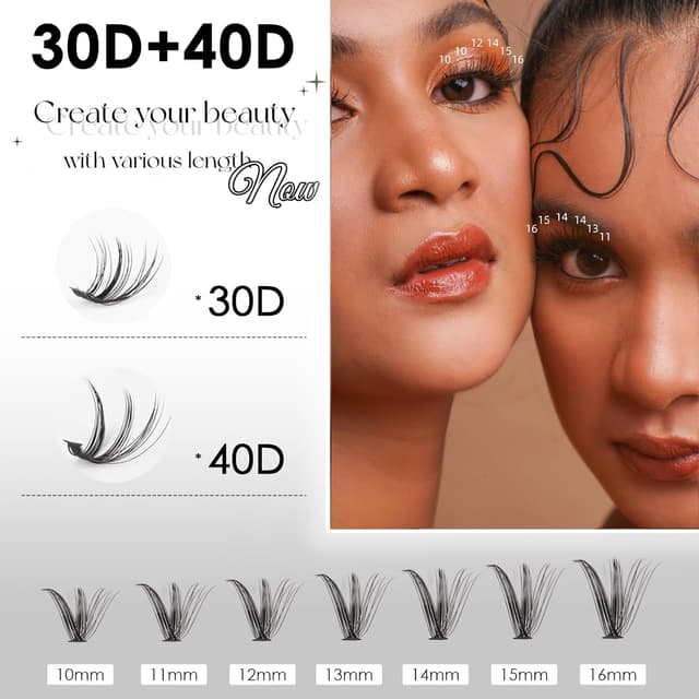 Thumbnail 2 de Lash Clusters DIY Extensions Kit 320pcs