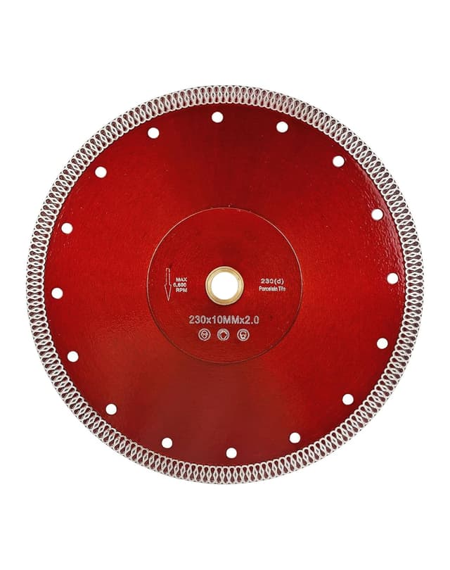 Detalle de Casaverde Diamantscheibe 230 mm für Stein, Beton, Granit und Ziegel (Nassschneiden)