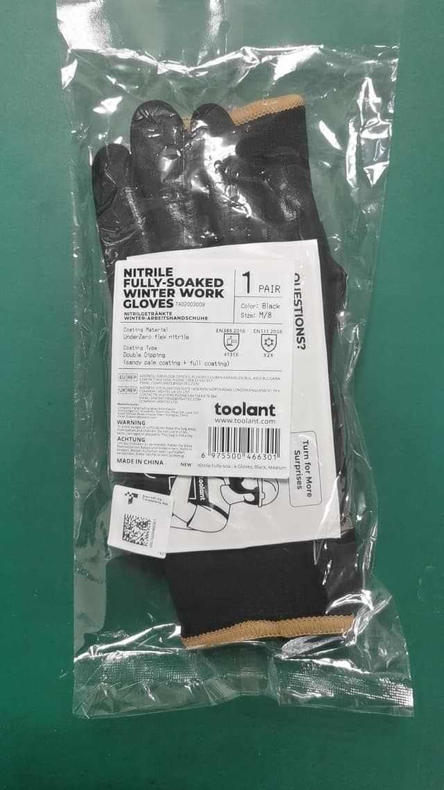 Thumbnail 1 de toolant 100% Waterproof Winter Work Gloves, M