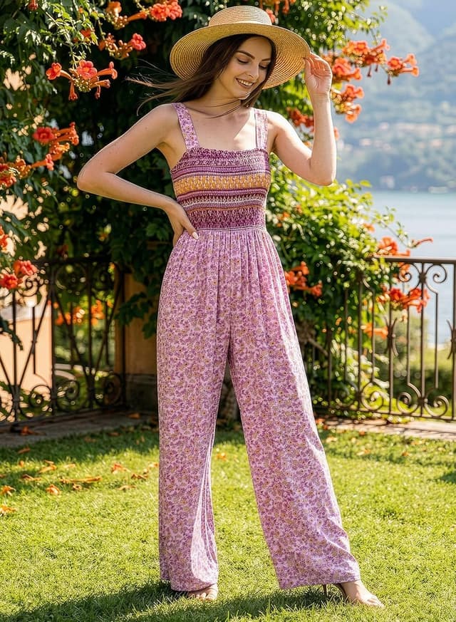 Detalle 2 de Dokotoo Casual Loose Overalls Jumpsuit