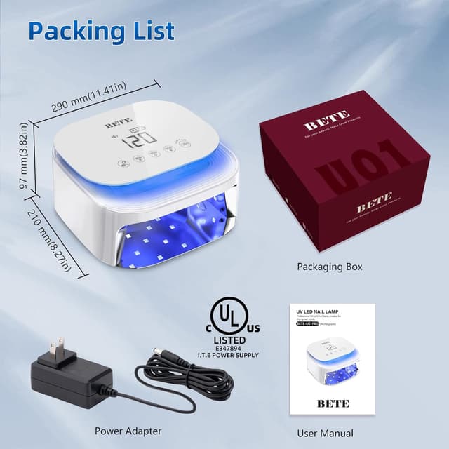 Thumbnail 5 de BETE 60W Séchoir UV LED sans fil