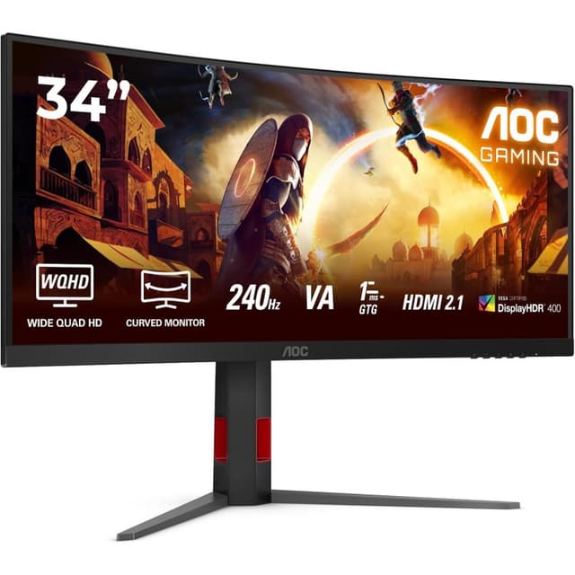 Thumbnail 3 de AOC CU34G4Z monitor 34" WQHD 240 Hz