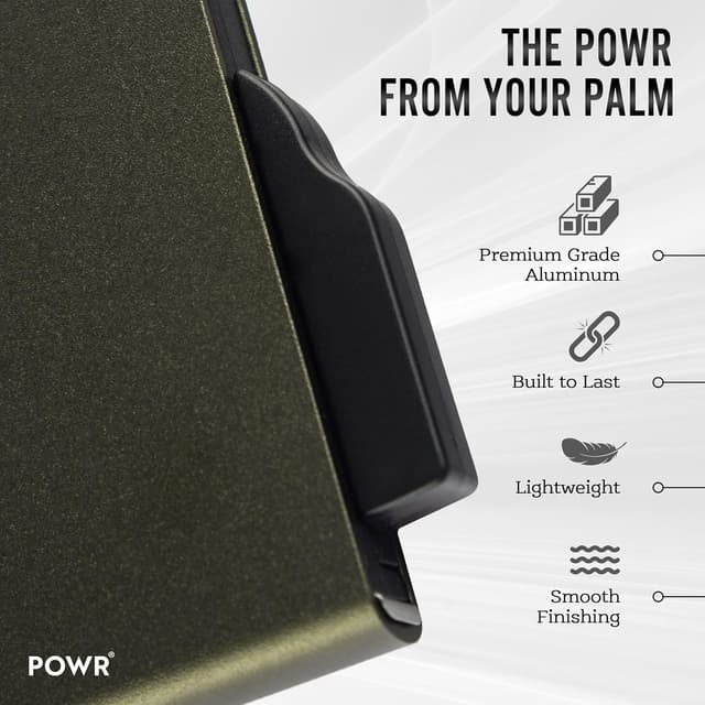 Detalle 2 de POWR aircraftgrade RFID wallet, holds 5 cards