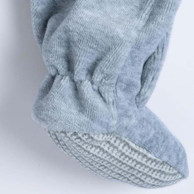 Detalle de Tutina neonato Chicco in ciniglia con apertura frontale