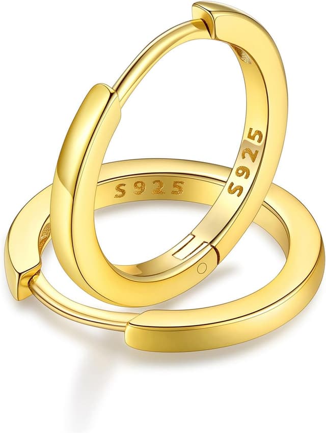 Detalle de FaithHeart silver hoop earrings 925