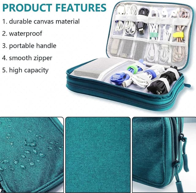 Thumbnail 3 de Teskyer Kabeltasche Organizer 24,1x16,9x4,9 cm