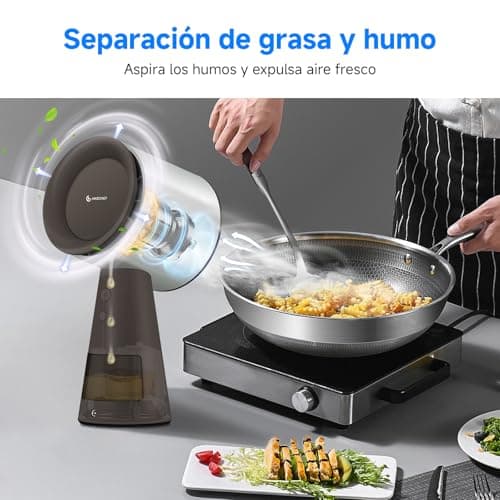 Thumbnail 5 de AMZCHEF Campana extractora portátil 120 m³/h