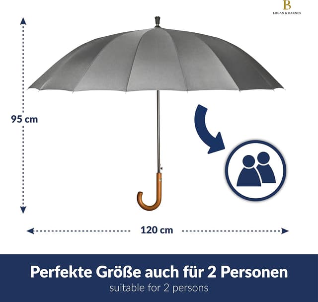 Thumbnail 3 de LOGAN & BARNES Edinburgh Stockschirm 120 cm