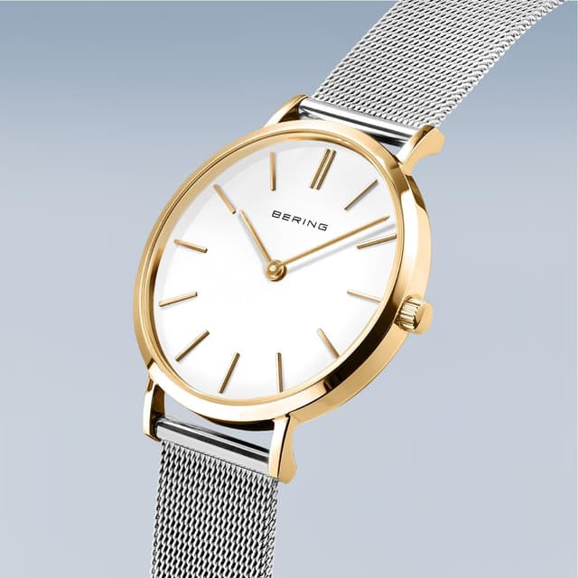 Detalle 2 de BERING 14134-010 Reloj mujer 34 mm, esfera blanca