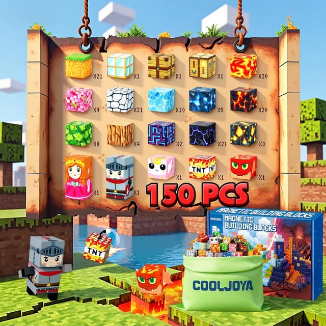 Thumbnail 5 de COOLJOYA Magnetbausteine 150-teilig