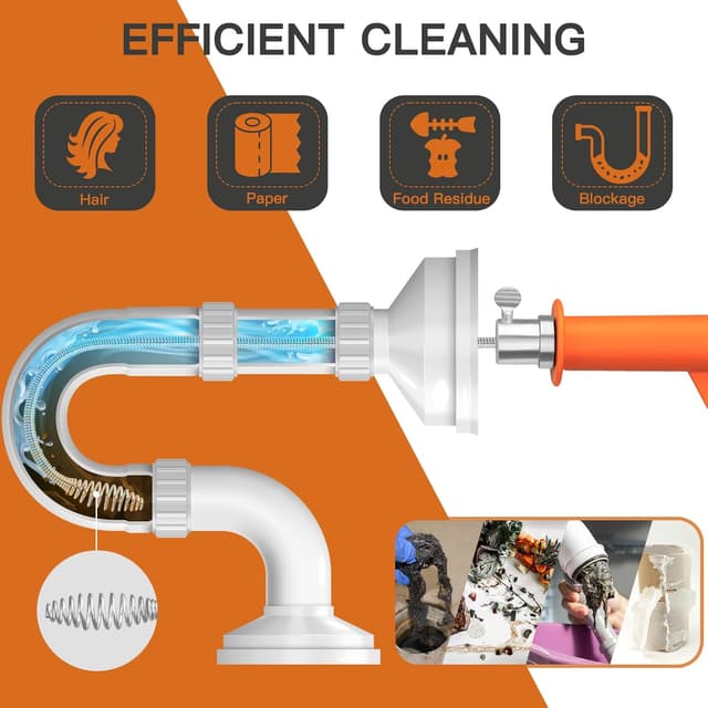 Thumbnail 1 de Drain Snake 10M with Drill Attachment