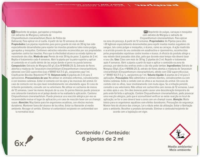 Thumbnail 1 de Beaphar Pipetas repelentes para perros grandes 2 ml