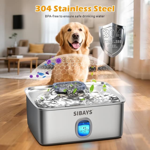 Detalle 2 de SIBAYS FS76 15L dog water fountain