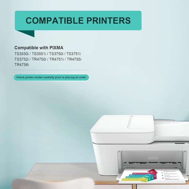 Detalle 2 de LOFBLAT PG-575XL CL-576XL Multipack (575XL Schwarz + 576XL Farbe) für Canon Pixma 575/576