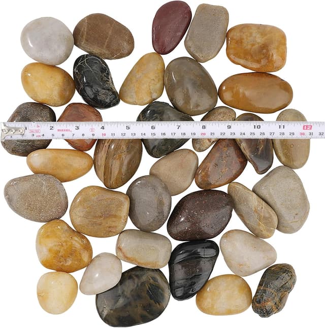 Thumbnail 1 de Hisredsun Multi Polished River Pebbles 3–5 cm 🪨