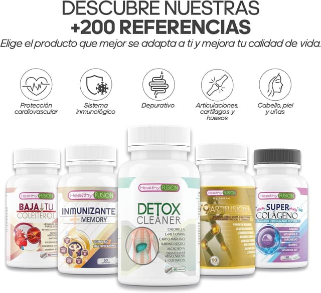 Thumbnail 8 de Healthy Fusion Detox Cleaner 🌿 | Depurativo Hígado y Colon, 60 cápsulas