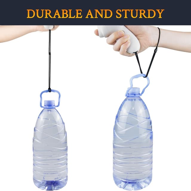 Detalle de SOULWIT replacement wrist straps (1 pair) for Quest 3 / Quest 3S – adjustable DIY hand straps, black