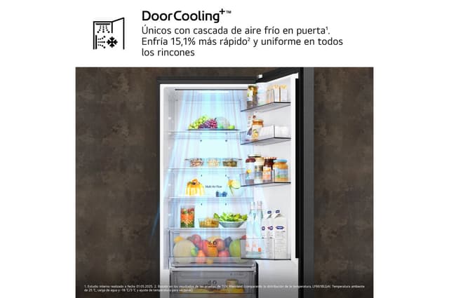 Detalle 2 de LG GBBSJ20EEP 375l frigorífico combi