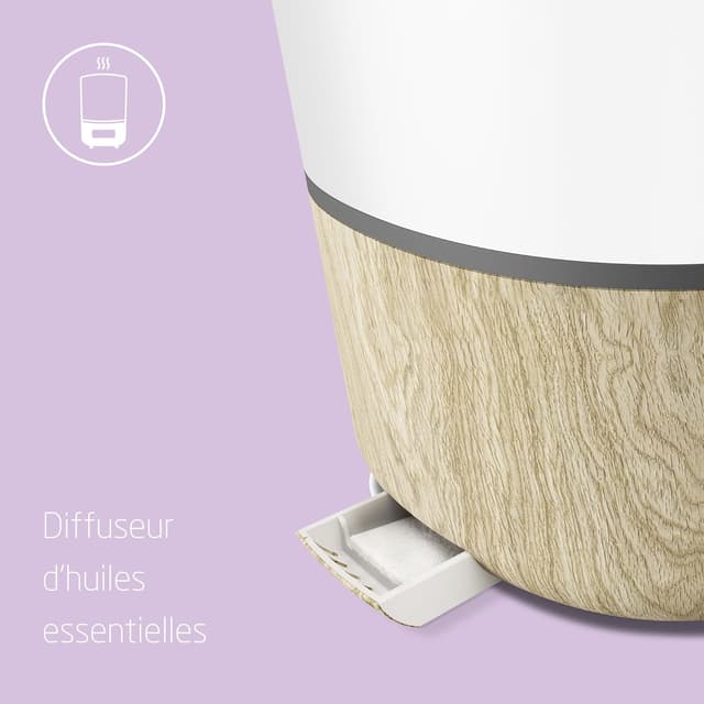Detalle de Maxi-Cosi Breathe de — humidificateur intelligent pour chambre de bébé avec brume et diffusion d’huiles essentielles