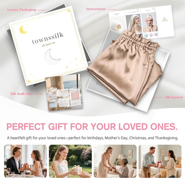 Thumbnail 5 de Gorro de seda 22 mommes Morera para dormir