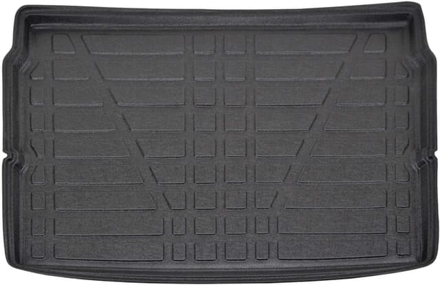 Detalle de J&J Automotive Tapis de coffre sur mesure pour 2008 Crossover (depuis 2019) – Étage supérieur, noir antidérapant