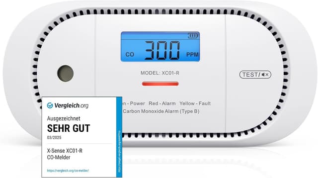 Detalle de Kohlenmonoxid Melder XC01-R mit LCD