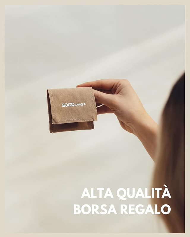 Detalle 2 de GD GOOD.designs EST. 2015 Bracciale con lettere e perle di quarzo naturale, placcate oro rosa