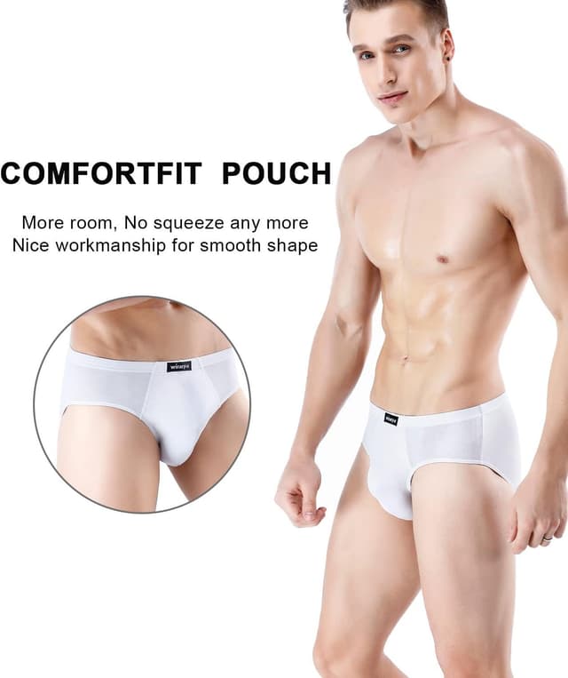 Detalle de wirarpa Herren-Slip aus Microfaser (Unterhosen) im bequemen Stretch – Größen S bis XXXL