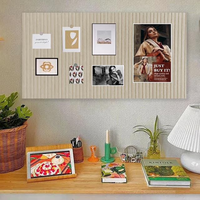 Detalle 2 de Große Filz Pinnwand 80×40 cm – selbstklebend