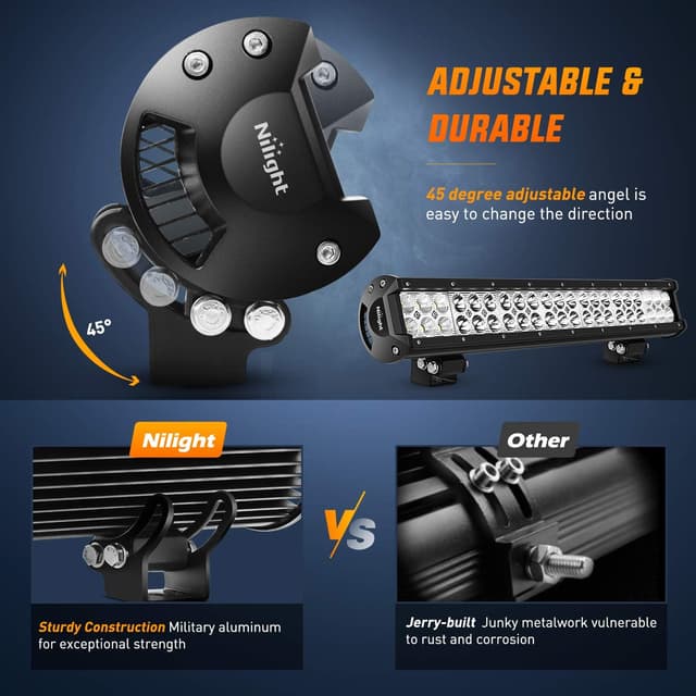 Thumbnail 6 de Nilight 60005C-A 20Inch 126W LED light bar