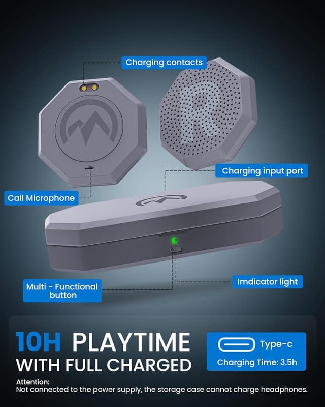 Thumbnail 4 de OutdoorMaster Update Ski Helmet Headphones Bluetooth 5.0