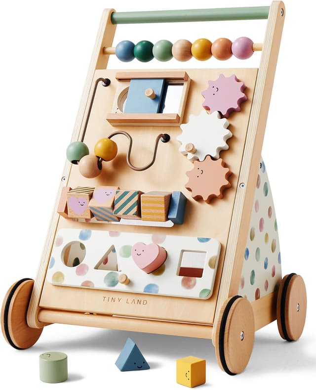 Imagen de Tiny Land Andador de madera con velocidad ajustable en OfertitasTOP