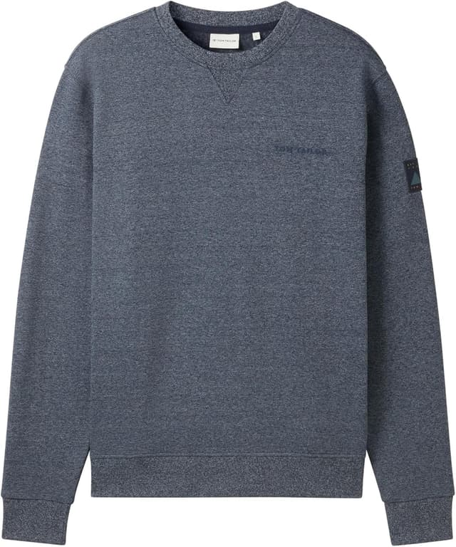 Detalle de TOM TAILOR 1044007: maglia di tuta da uomo con collo rotondo