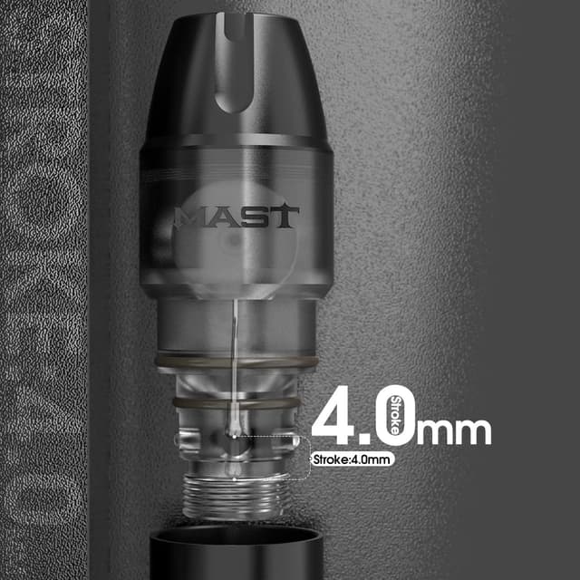 Detalle de Mast Tour Pro Plus Stylo rotatif avec moteur brushless et câble RCA