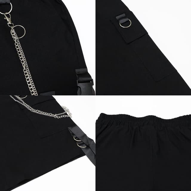 Thumbnail 3 de XKBHYD Cargo Shorts Damen Kurze Hose mit Kette