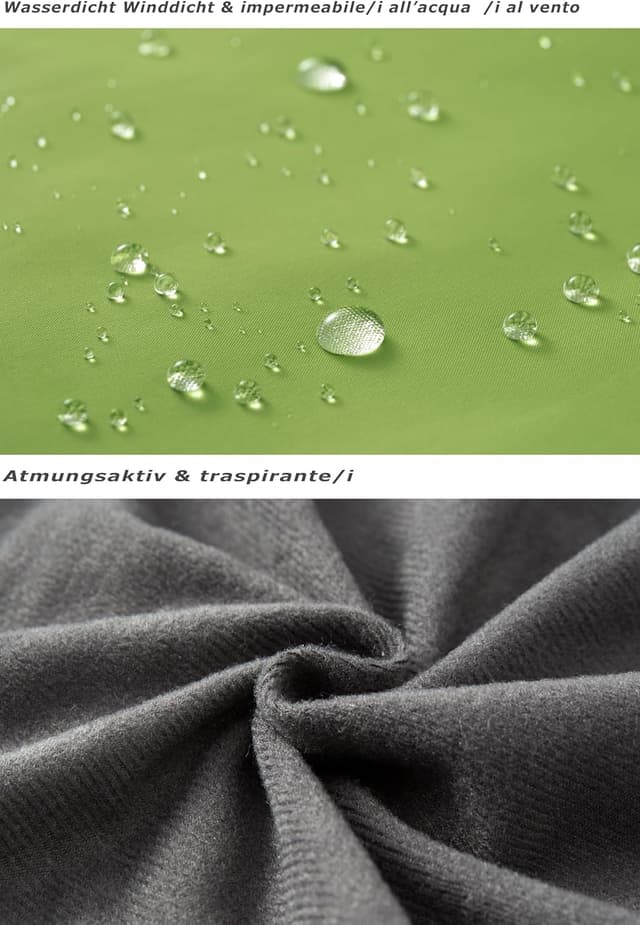 Detalle de Regenjacke Damen mit Kapuze, wasserdicht